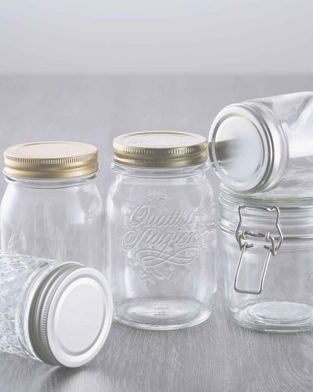 Frascos pintados à mão