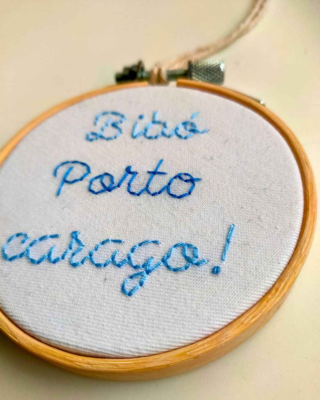 Bastidores Bordados – Símbolos do Porto, 8cm