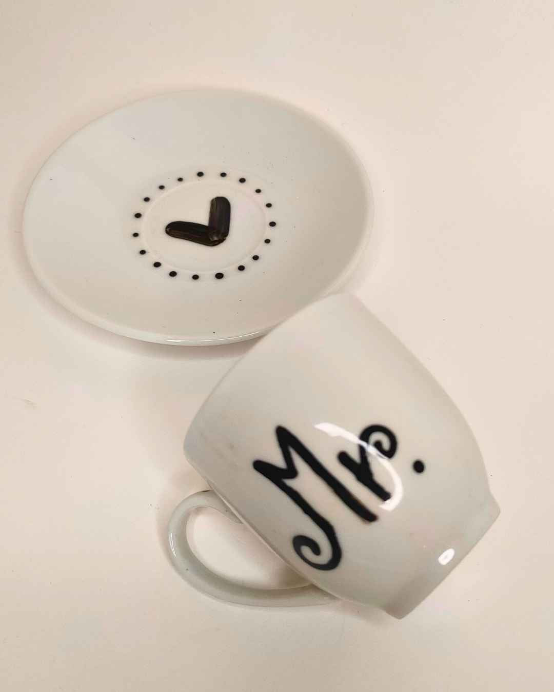 Chávenas de café Mr. & Mrs.