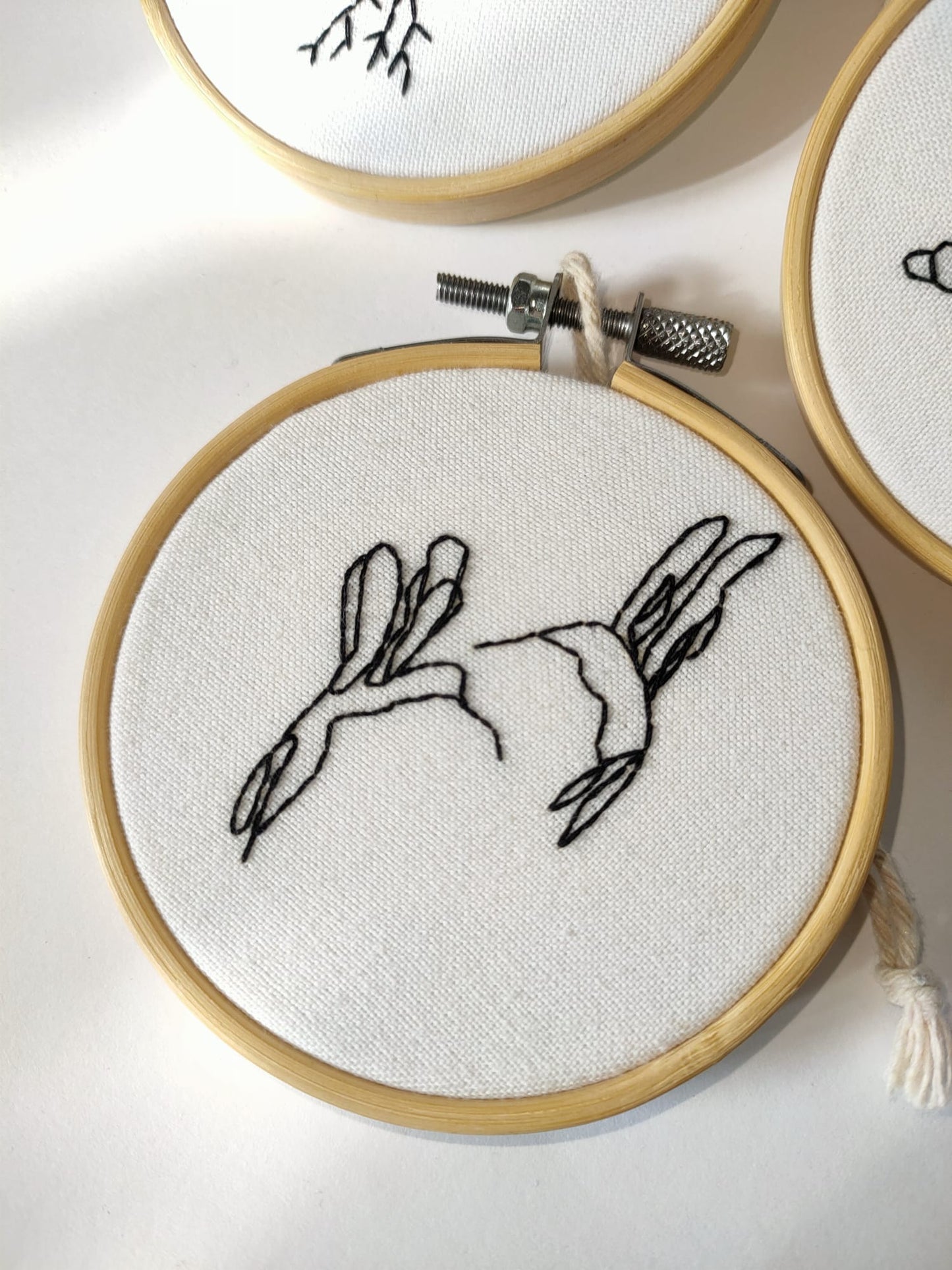 Bastidores bordados - desenhos Sónia Ribeiro