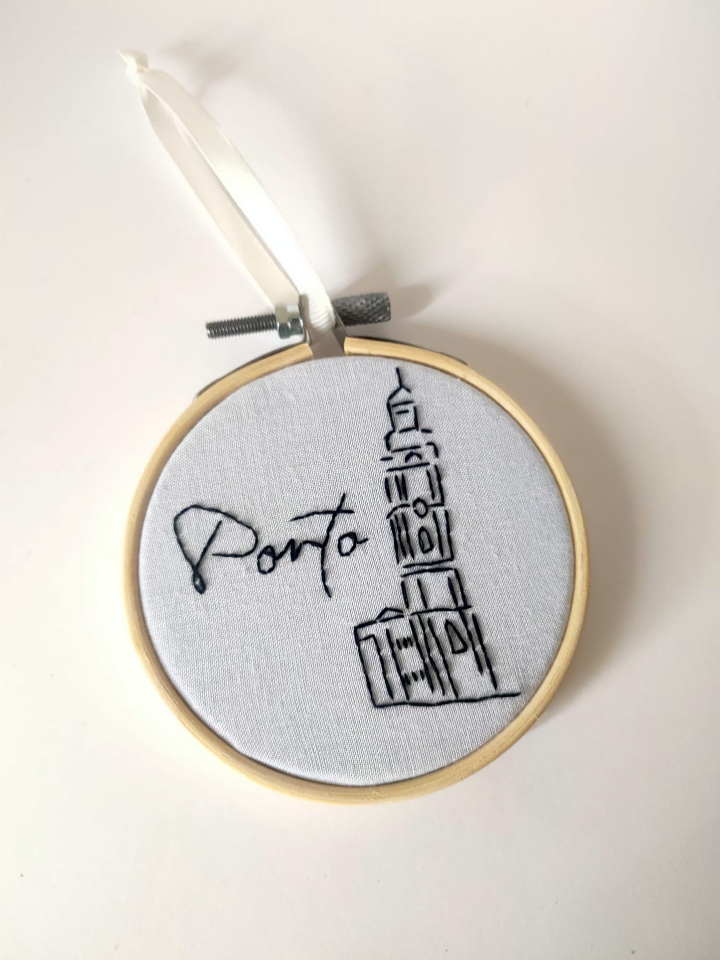 Bastidores Bordados – Símbolos do Porto, 8cm