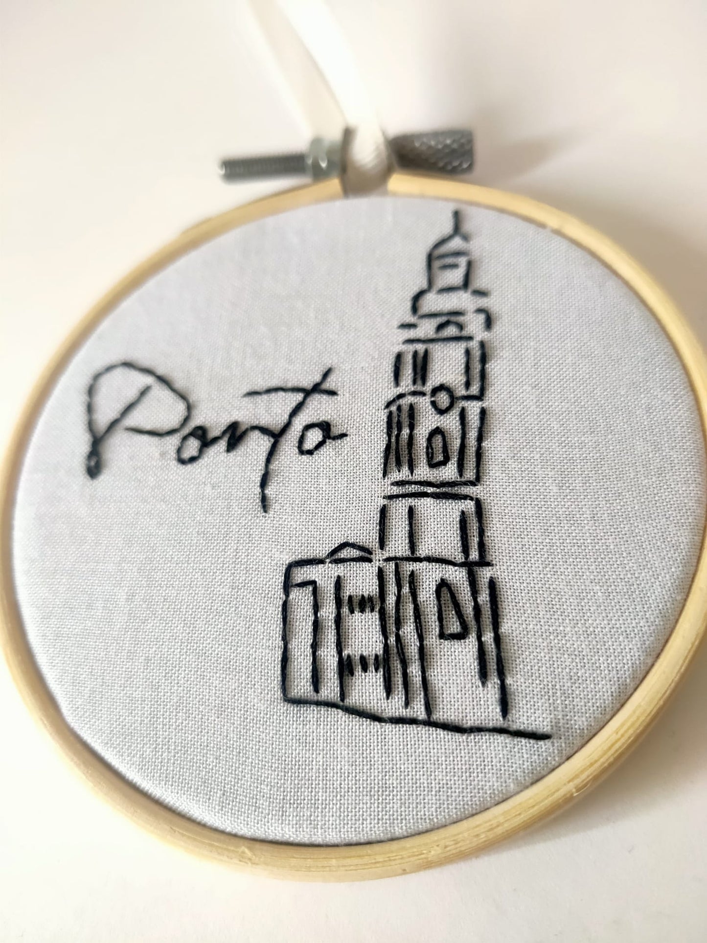 Bastidores Bordados – Símbolos do Porto, 8cm