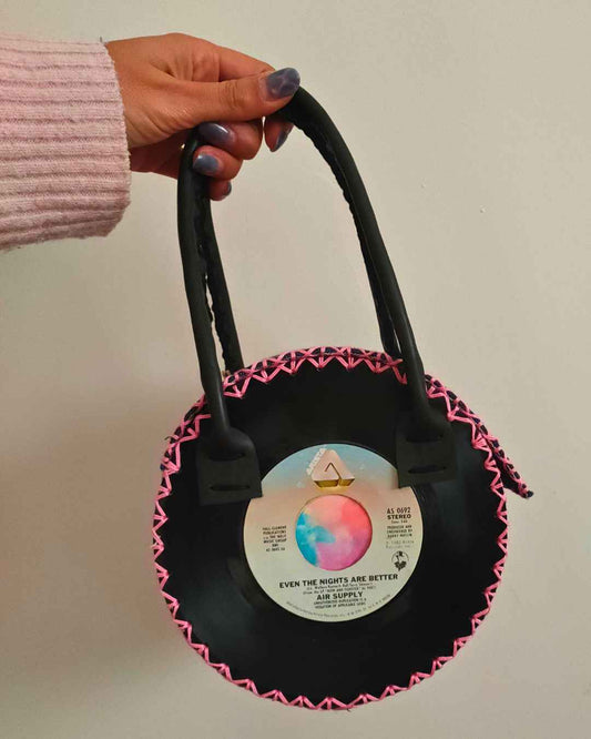 À moda do Porto - Mala Vinil 45 ganga e renda